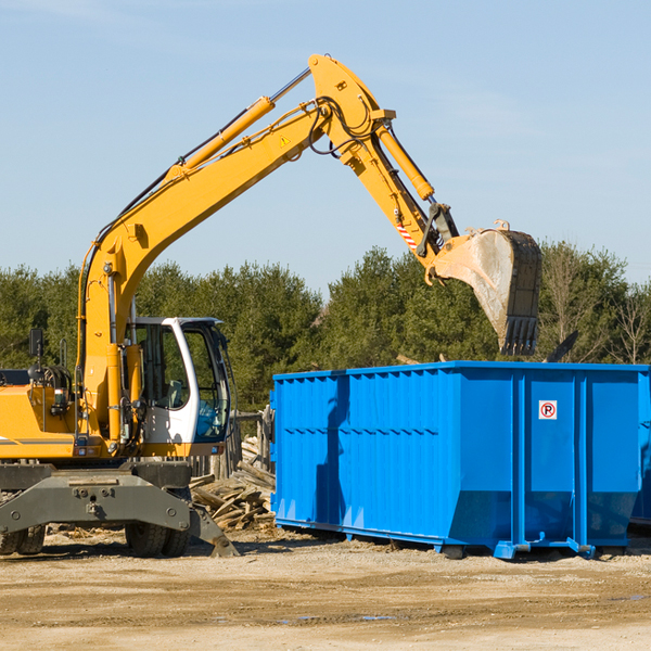 what size residential dumpster rentals are available in Cayuga North Dakota